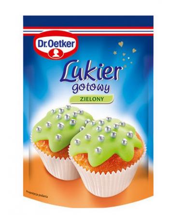 Lukier gotowy, zielony (100 g) - Dr. Oetker