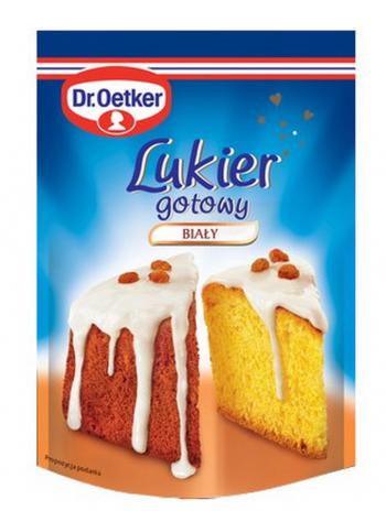 Lukier gotowy, biay (100 g) - Dr. Oetker