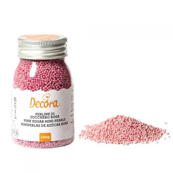 Posypka cukrowa, maczek rowy (100 g) - Decora