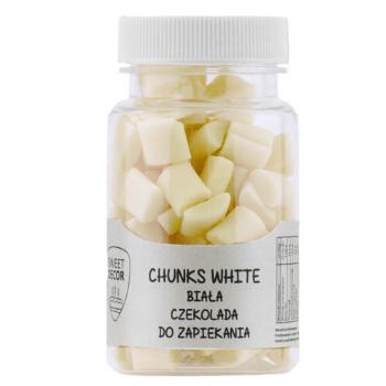 Biaa czekolada do zapiekania, Chunks White (60 g) - SweetDecor