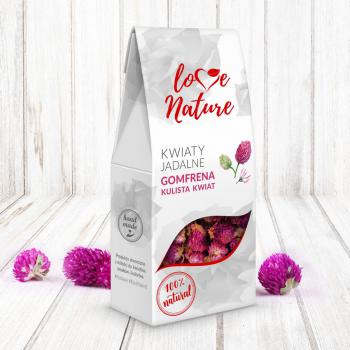 Kwiaty jadalne naturalne gomfrena - wiecznik kulisty kwiat (10 g) - Love Nature