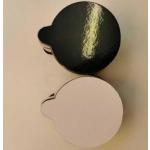 Bankiet�wka podk�ad pod monoporcj� czarno-bia�a (�rednica: 8 cm) ...