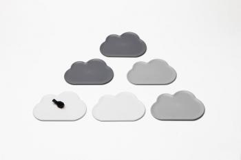 Podstawki pod napoje (6 sztuk) Cloud szare - Qualy