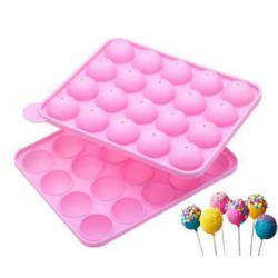 Forma silikonowa do ciasteczek typu cake pops 20 wgbi...