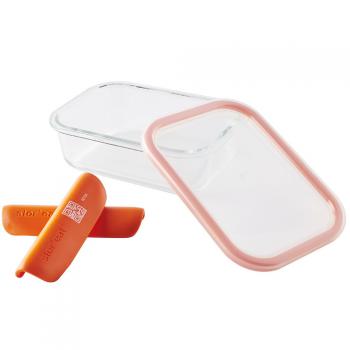 Pojemnik szklany Smart pomara�czowy (640 ml) - Mastrad