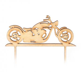Topper ze sklejki motocykl Junak (15 cm) - Mill Art