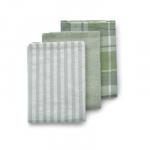 �ciereczki kuchenne bawe�niane, 3 sztuki (65 � 45 cm), zielone - ...