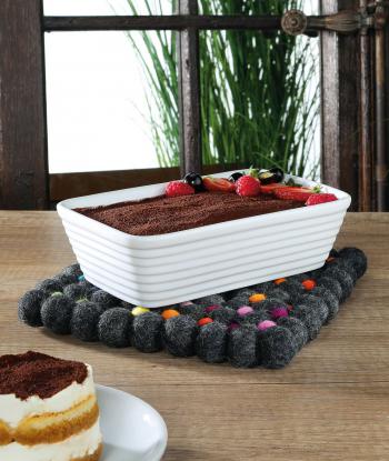 Podk�adka pod gor�ce naczynia Nero, kwadratowa - Lana - Cilio