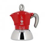 Kawiarka New Moka Induction (na 2 fili�anki), czerwona - Bialetti