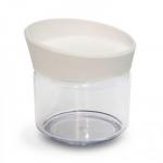 S�oik akrylowy z przykrywk� (pojemno��: 0,5l), bia�y - Pangea - O...
