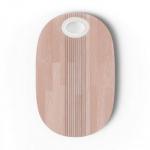 Deska do krojenia (28 x 20 cm), bia�a - Pangea - Omada