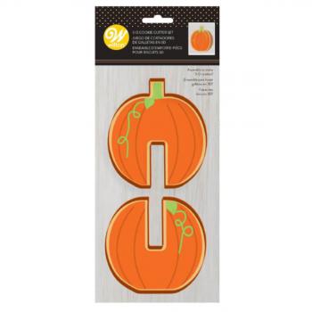 Foremki do wykrawania ciastek w kszta�cie dyni 3D - 02-0-0372 - Wilton 