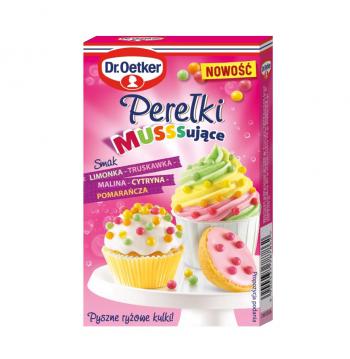 Musujce pereki o smaku owocowym (30 g) - Dr. Oetker