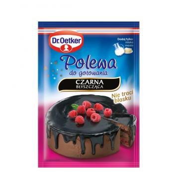 Polewa czarna byszczca, do gotowania (77 g) - Dr. Oetker