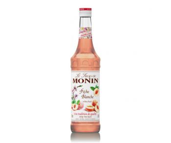 Syrop o smaku biaej brzoskwini, White Peach (700 ml) - Monin