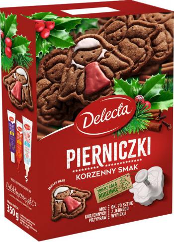 Gotowa mieszanka na pierniczki (350 g) i foremka z toczkiem - Delecta