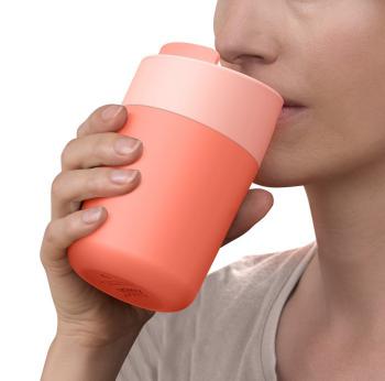 Kubek podr�ny (pojemno��: 340 ml), koralowy - Joseph Joseph