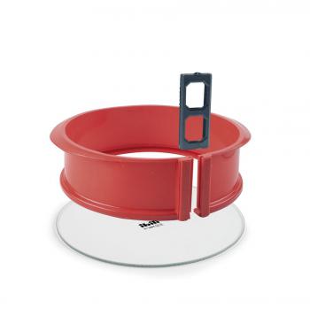 Tortownica forma silikonowa rozpinana z szklanym dnem (�rednica: 26 cm) - Ibili