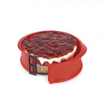 Tortownica forma silikonowa rozpinana z szklanym dnem (�rednica: 26 cm) - Ibili