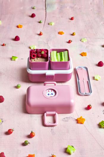 Lunchbox dziecicy Pink Blush (pojemno: 800 ml) - Tresor - Monbento
