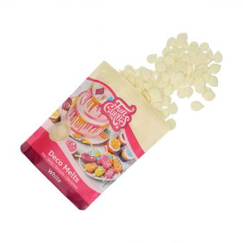 Pastylki czekoladowe biae Deco Melts (250 g) - FunCakes