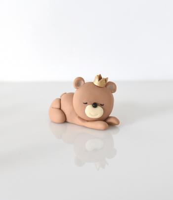 Figurka z masy cukrowej mi� le��cy - Mill Art