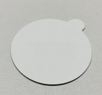 Podstawka baniet�wka pod deser monoporcj� okr�g�a bia�a (8 cm) - AleDobre.pl