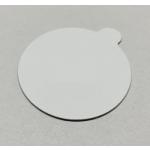 Podstawka baniet�wka pod deser monoporcj� okr�g�a bia�a - czarna ...