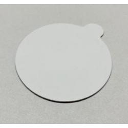 Podstawka baniet�wka pod deser monoporcj� okr�g�a bia�a...