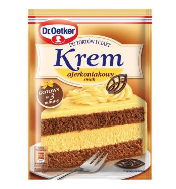 Krem do tortw o smaku ajerkoniaku (120 g) - Dr. Oetker