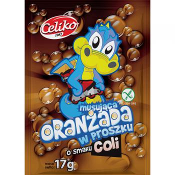 Oranada musujca w proszku o smaku coli (17 g) - Celiko