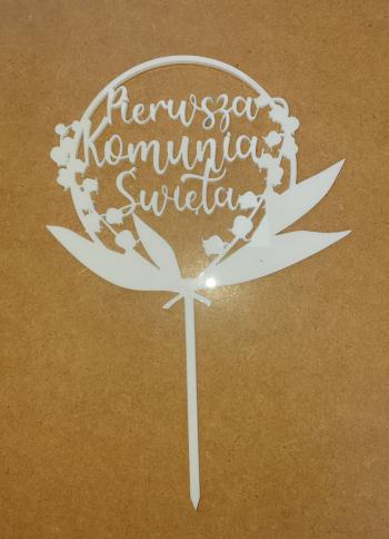 Topper z pleksi Pierwsza Komunia �wi�ta 
