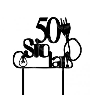 Topper z plexi Elektryk 50, czarny - Mill Art