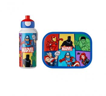 Lunchbox z bidonem, zestaw dziecicy Avengers - Set Campus - Mepal