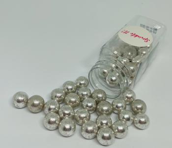 Posypka cukrowa SILVER BUBBLES 1 cm - Sprinkle IT!