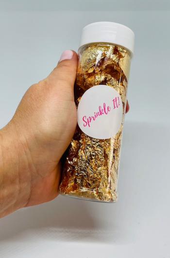 P�atki z�oto do dekoracji 2 g - Sprinkle IT!