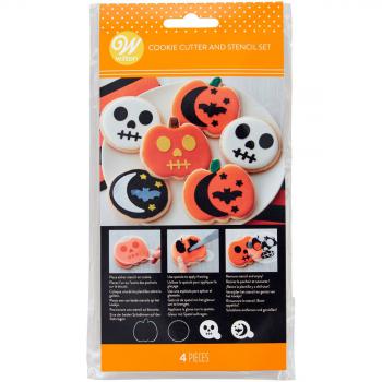 Foremki do wykrawania ciasteczek Halloween z szablonami - Wilton