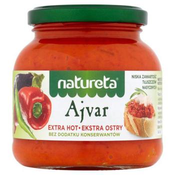 Pasta paprykowa Ajvar ekstra ostra (290 g) - Natureta