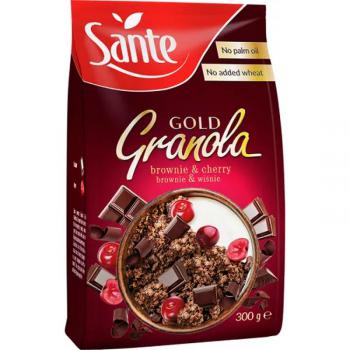Granola Gold Brownie Wi�nia 300g - Sante