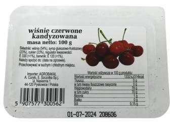 Wi�nie kandyzowane 100 g - Targroch