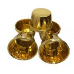 Papilotki ryflowane z ko�nierzem (50 szt.) z�ote  - Sprinkle IT