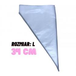 Rkawy worki cukiernicze jednorazowe  L 34 cm (100 sztu...