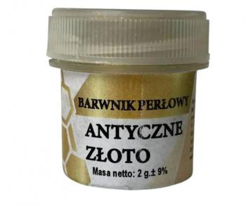 Barwnik perowy w proszku, antyczne zoto (2 g) - Slado