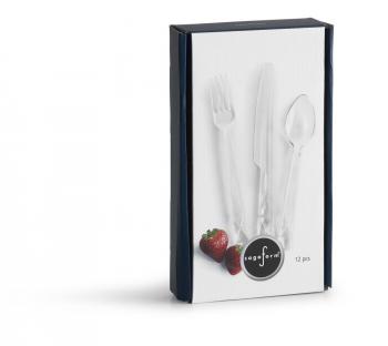 Sztu�ce piknikowe dla 4 os�b, akrylowe (12 element�w) - Outdoor - Sagaform