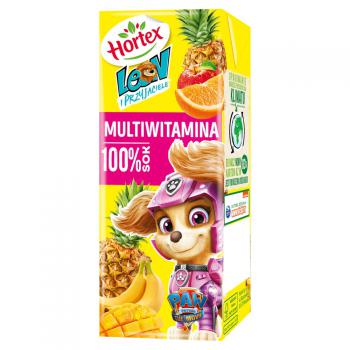 Sok 100% multiwitamina, Leon i przyjaciele (200 ml) - Hortex