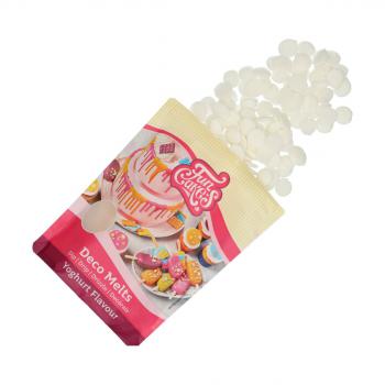 Pastylki czekoladowe biae Deco Melts o smaku jogurtowym (250 g) - FunCakes