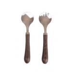 Sztu�ce do sa�atek, drewno wenge (2 szt.) - Astrid - Sagaform