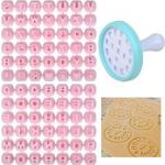 Stempel do ciastek okr�g�y, alfabet + cyfry wykrawacz - CL