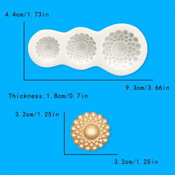 Foremka do wyciskania z masy cukrowej dalie - Sprinkle IT!