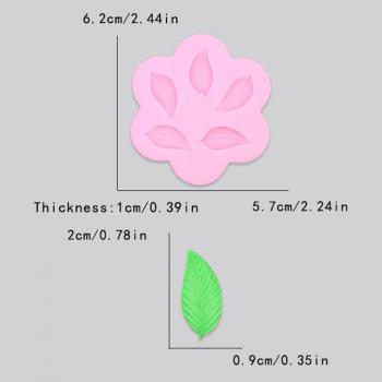 Foremka do wyciskania z masy cukrowej listki ma�e - Sprinkle IT!